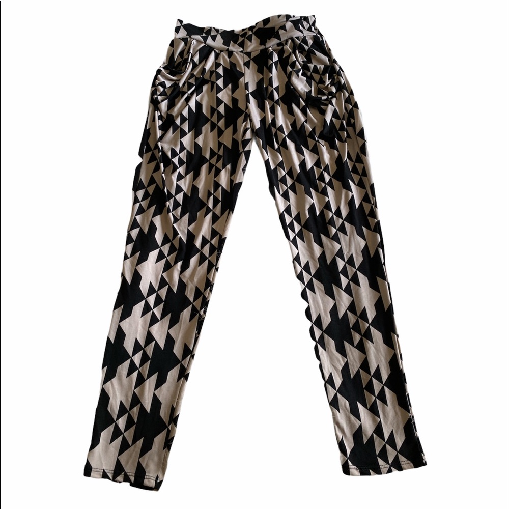 Vintage Printed Slink Pants